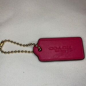 Med. Coach Hang Tag 2” Pink!